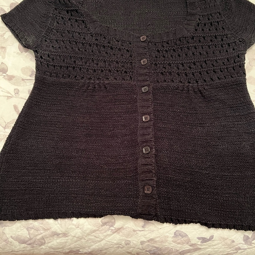 Cute short sleeve sweater